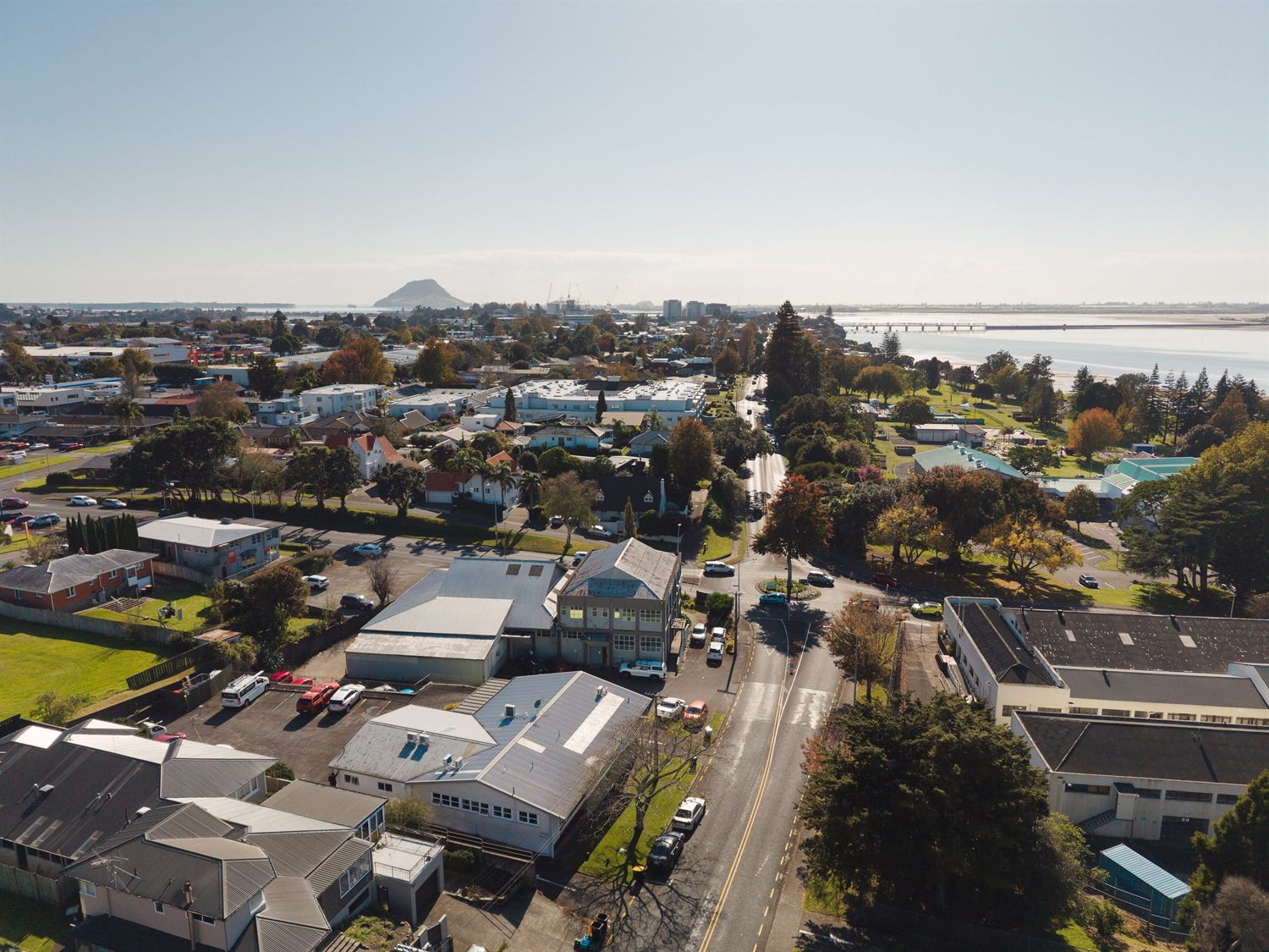 Tauranga CBD aerial
